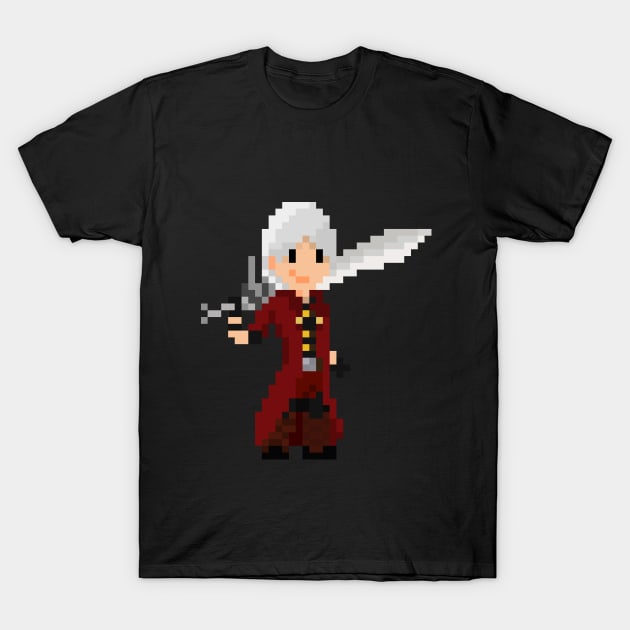 Pixel Dante - Devil may cry T-Shirt by namdecent